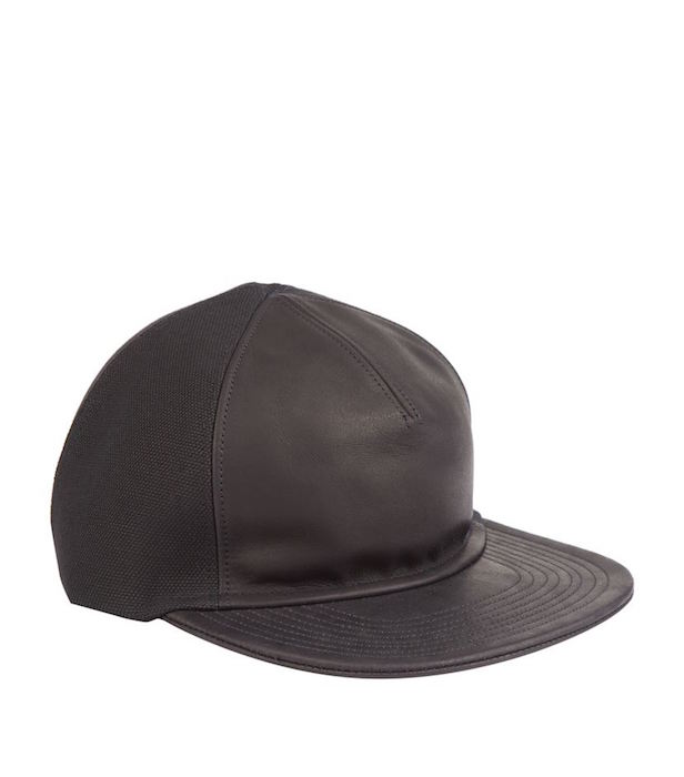 Balmain Leather Front Cap